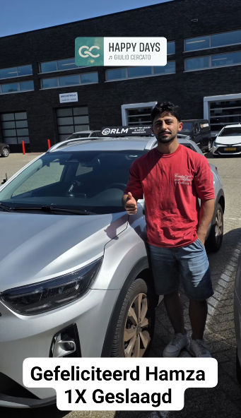 Leerling 2 geslaagd bij RLM Rijschool